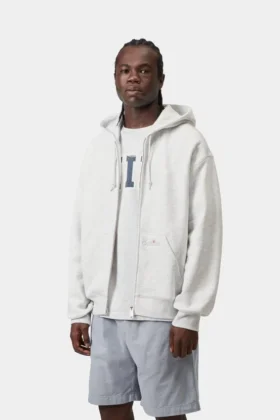 Hooded WIP Label Sweat Jacket