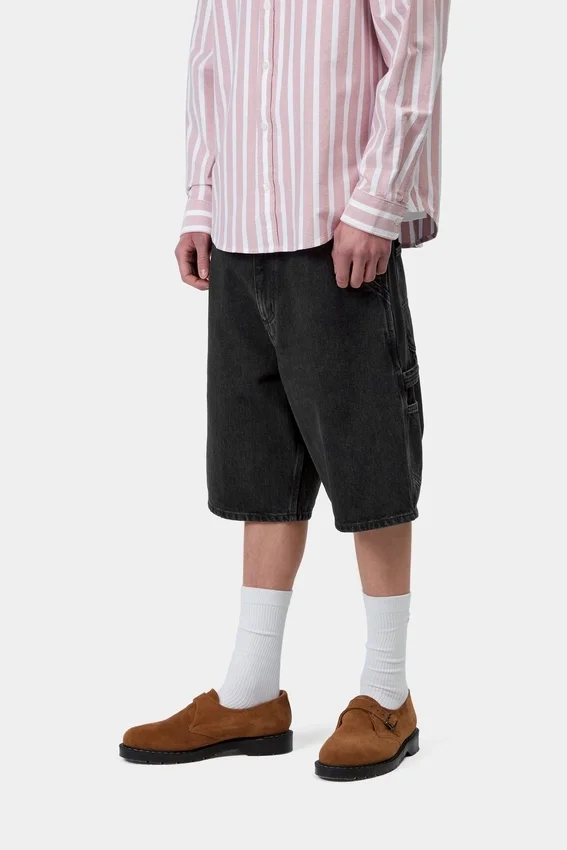 Single Knee Short – Denim Single Knee Short – Denim